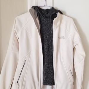 The Northface white jacket